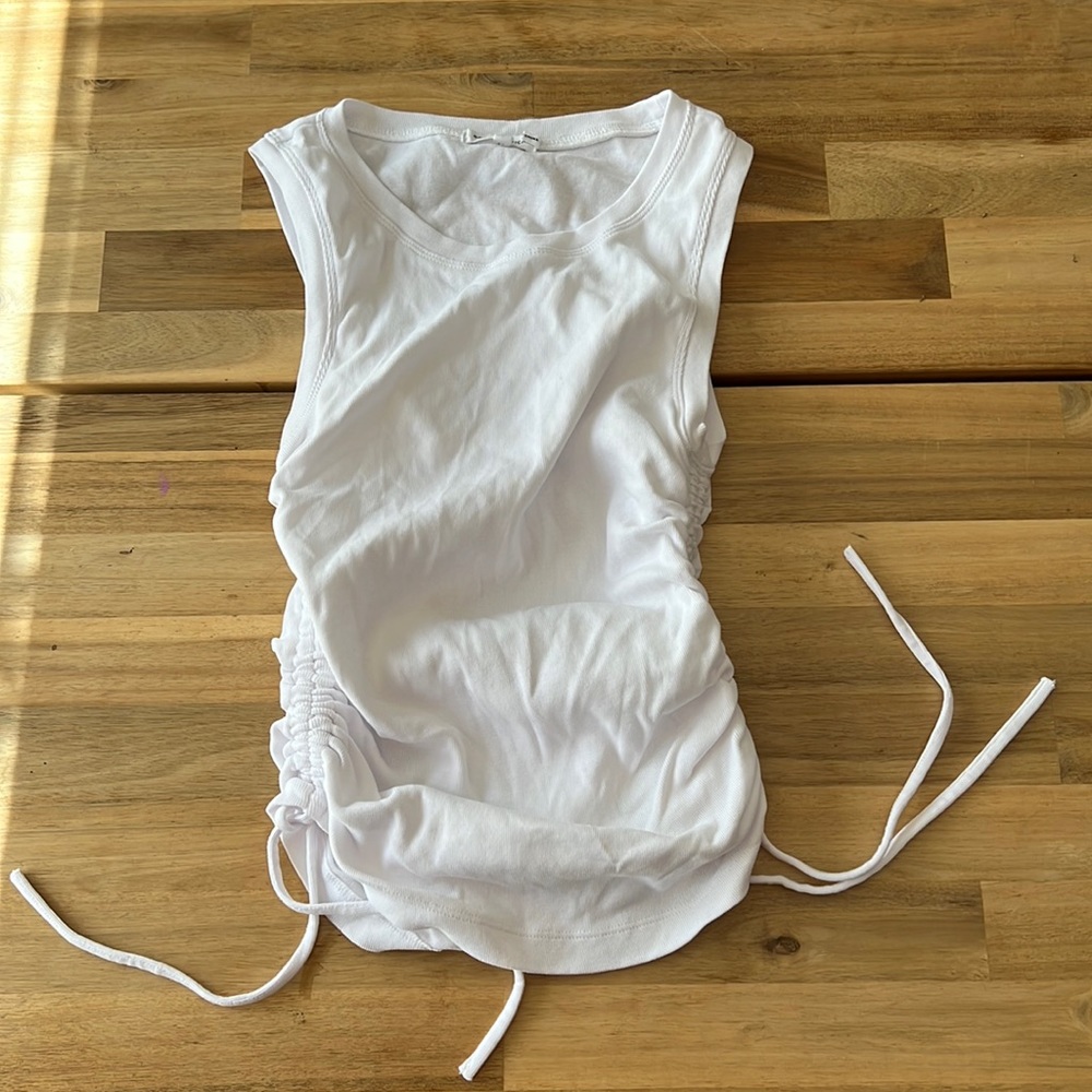 Good American White Tank Top